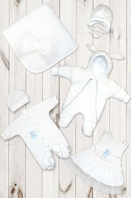 "ЗАЙКА" ш240/5 - комплект на выписку (экрю)