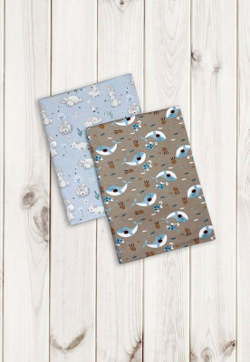 Пелёнка трикотажная (интерлок, 90х120см.) (+-5см) ш13/1*