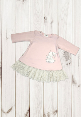 Платье детское "Элис" ш230/169 (розовый (74-80см))