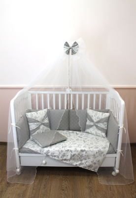 "ЭКОЛЕНД" ш4281 - комплект в кроватку (серый (мишки))