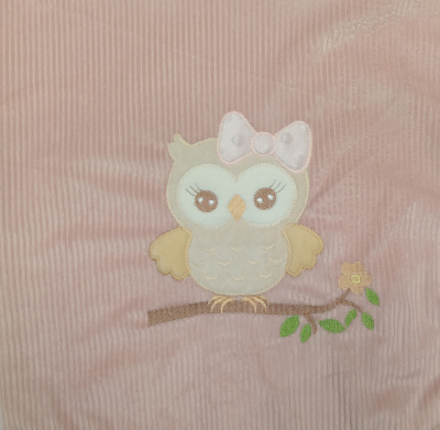 Одеяло - плед "СОВЯТА" (90х90см) ш618 (розовый)