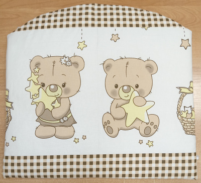  "ЛУЧШИЕ ДРУЗЬЯ" ш4037/0 - комплект в кроватку (без балдахина, сатин) (кремовый)