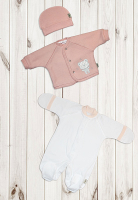 Комплект детский "Эшли" ш111/38* (розовый (р-р 56-62см))