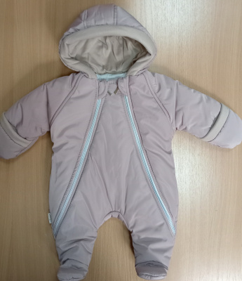 Комбинезон на синтепоне "ГЛЭМИ" ш973/10 (капучино (р-р 62см))