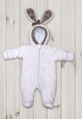 Комбинезон на синтепоне "ЗОЛОТИНКА" ш80/185 (розовый (р-р 68-74см))