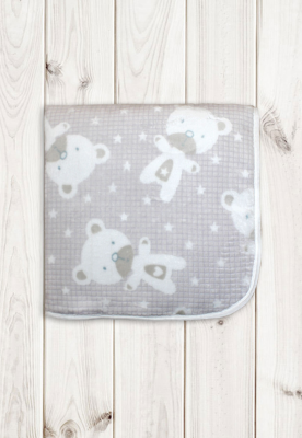 Одеяло - плед "ПОТАП" (90х90см, на синтепоне) ш600/12 (кремовый)