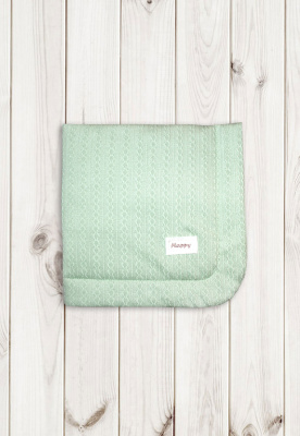 Одеяло - плед "ЗЕФИР" (75х75см) ш600/10 (оливковый)