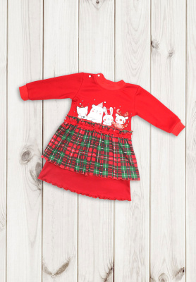 Платье детское "Рождество" ш111/104