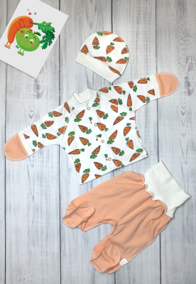 Комплект без подклада "Витаминка" ш940/3* (морковка (р-р 62см))