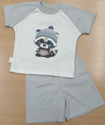 Комплект детский "Жирафы" ш706/3 (серый)